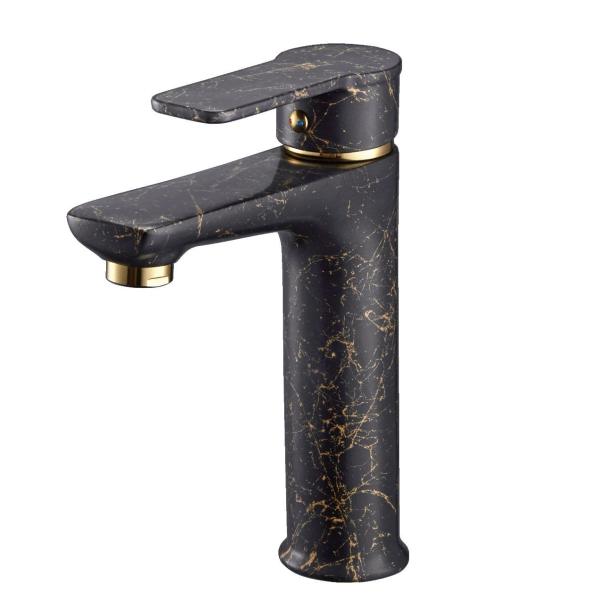 Felicia Granit Black Lavabo Bataryası