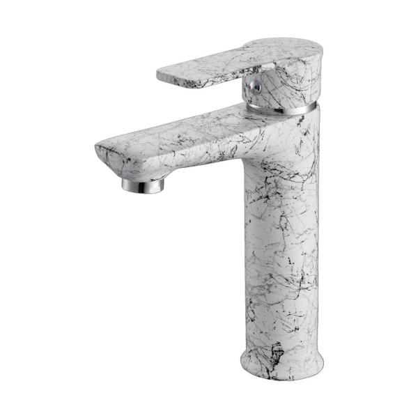 Felicia Granit White Lavabo Bataryası